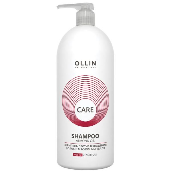 Shampoo against hair loss Care Almond Oil Ollin 1000 ml